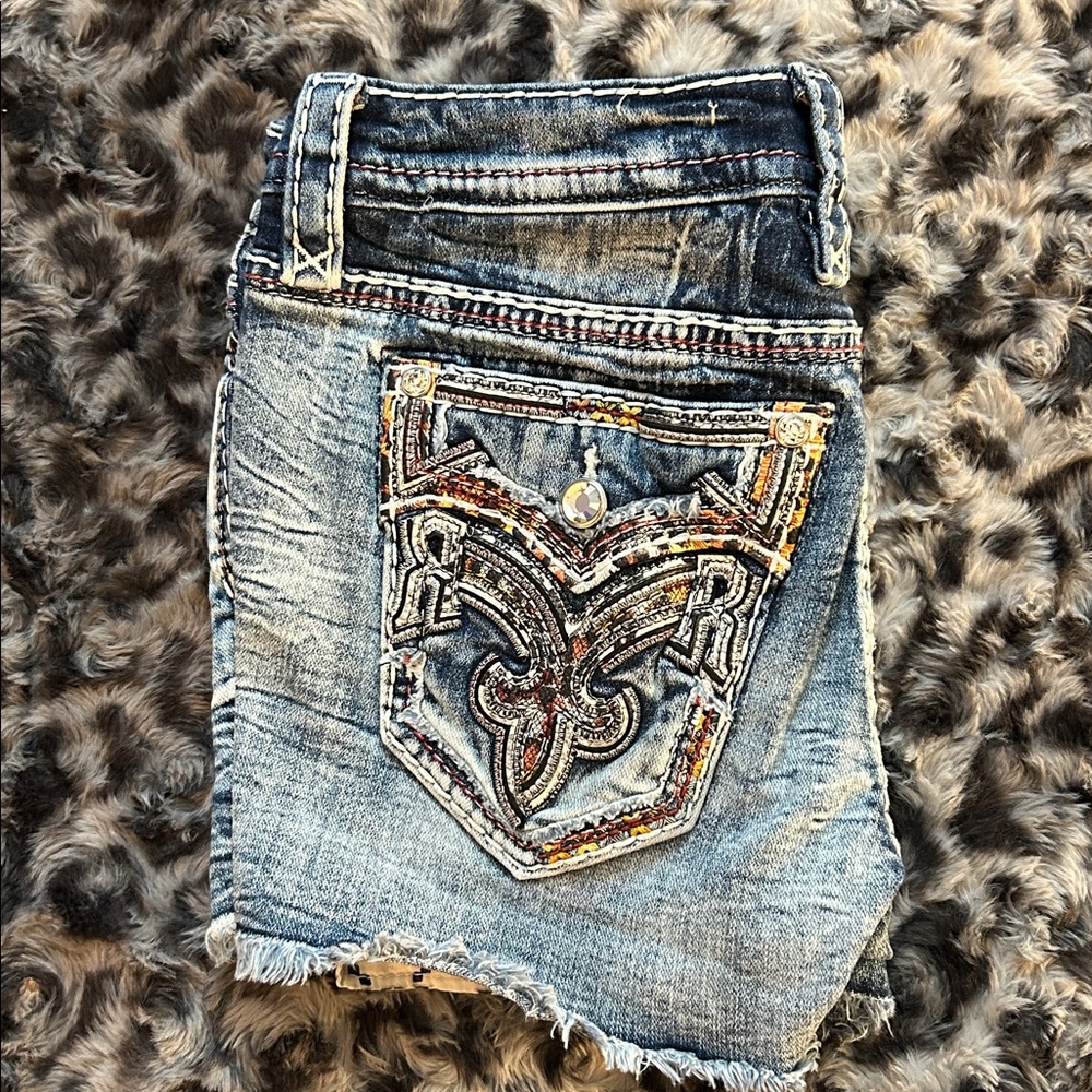 Rock Revival Jean shorts tag size 30 - Picture 4 of 16